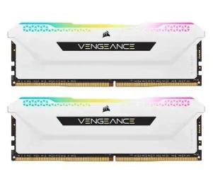 Оперативна память Corsair 16GB (2x8GB) DDR4 3200 MHz CL16 Vengeance RGB PRO SL White (CMH16GX4M2E3200C16W)