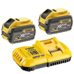 Зарядний пристрій до електроінструменту DEWALT DCB118X2 Black Yellow (2 акумулятори в комплекті)