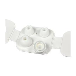 Амбушури для навушників Infinity Apple AirPods Pro/Pro 2 S + L White 2 пари