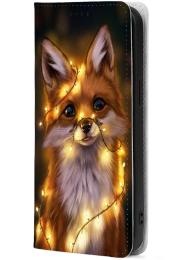 Чохол-книжка Boxface (68562) для Moto Edge 50 Fusion Лисичка в Гірляндах
