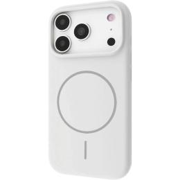 Чохол-накладка Infinity Silicone Case Luxury MagSafe для Apple iPhone 17 Pro White
