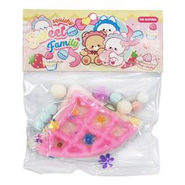 Іграшка-антистрес Bambi Мякі Віденські вафлі SKWT-205 Pink