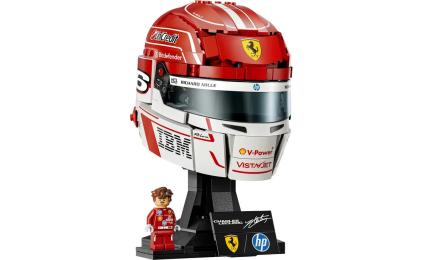 Конструктор LEGO (43014) Editions Formula 1 Шолом Шарля Леклера з команди Scuderia Ferrari HP