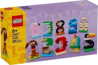 Конструктор LEGO (40807) Iconic Цифри на день народження