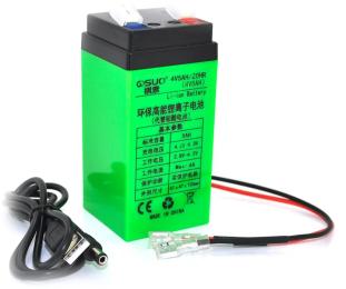 Акумулятор для ДБЖ QiSuo 4 V 5 A (QS-405) літієва з елементами Li-ion 18650