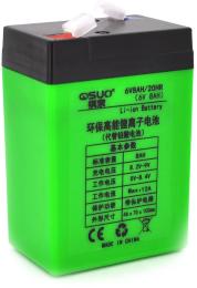 Акумулятор для ДБЖ QiSuo 6 V 8 A (QS-608) літієва з елементами Li-ion 18650