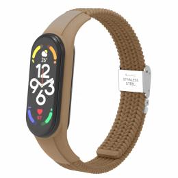 Ремінець для фітнес-браслету ArmorStandart Braided Solo Loop для Xiaomi Mi Band 7/6/5/4 Beige (ARM81131)