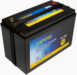 Акумулятор для ДБЖ Vipow LiFePO4, 12.8V-100Ah (LiFePO4128-100/80)