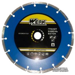 Алмазний диск Werk Segment 1A1RSS/C3-W WE110101 125 x 7 x 22.23 мм