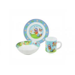 Набір дитячого посуду Vittora VT-405I Комахи 3 пр