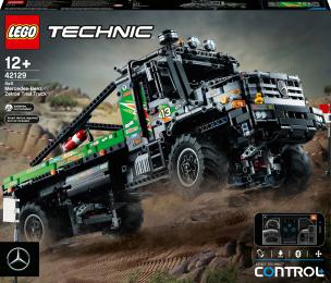 Конструктор LEGO Technic 42129 Повноприводна вантажівка-позашляховик Mercedes-Benz Zetros блоковий