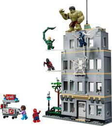 Конструктор LEGO (76350) Super Heroes Епічна сутичка Людини-Павука проти Халка