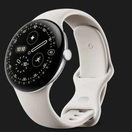 Смарт-годинник Google Pixel Watch 4 41mm Wi-Fi Polished Silver Aluminum case / Porcelain Active Band