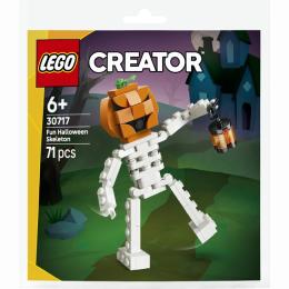 Конструктор LEGO (30717) Веселий геловінський скелет, 71 деталь