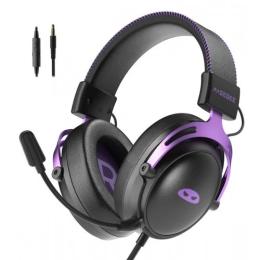 Накладні навушники MageGee Wing Black Purple (6971969724549)