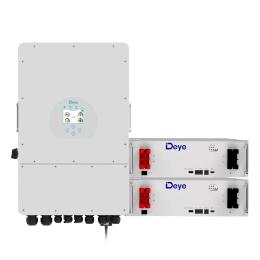 Сонячний інвертор Deye SUN-10K-SG04LP3-EU-2DY10.24K-LFP-W 10kW 10.24kWh 2BAT LiFePO4 6000 циклів