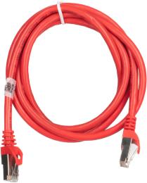 Патч-корд 2E PC6SFTPCOP-150 Red CAT6,S-FTP,RJ-45,4х2,27AWG,7/0.14,Cu,1.5,м,PVC