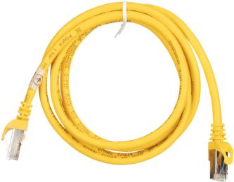 Патч-корд 2E PC6SFTPCOP-150 Yellow CAT6,S-FTP,RJ-45,4х2,27AWG,7/0.14,Cu,1.5,м,PVC