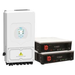 Сонячний інвертор Deye SUN-6K-SG03LP1-EU-2DY10.24K-LFP-W 6kW 10.24kWh 2BAT LiFePO4 6000 циклів