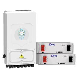 Сонячний інвертор Deye SUN-6K-SG03LP1-EU-2DE10.24K-LFP 6kW 10.24kWh 2BAT LiFePO4 6000 циклів
