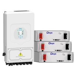 Сонячний інвертор Deye SUN-6K-SG03LP1-EU-3DE15.36K-LFP 6kW 15.36kWh 3BAT LiFePO4 6000 циклів