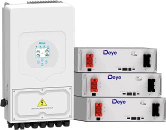 Сонячний інвертор Deye SUN-8K-SG01LP1-EU-3GS15.36K-LFP-W 8kW 15.36kWh 3BAT LiFePO4 6500 циклів