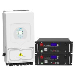 Сонячний інвертор Solarverse 6kW-Deye 10.24kWh-GSL 2BAT LiFePO4 6500 циклів (SVR24-1DE6K1-LGS10.24K1-0)
