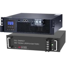 Сонячний інвертор Solarverse SV5048UPSR-1GS4.8K-LFP 5 4.8kWh 1BAT LiFePO4 6500 циклів