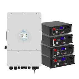 Сонячний інвертор Deye SUN-12K-SG02LP1-EU-AM3-4GS20.48K-LFP-W 12kW 20.48kWh 4BAT LiFePO4 6500 циклів