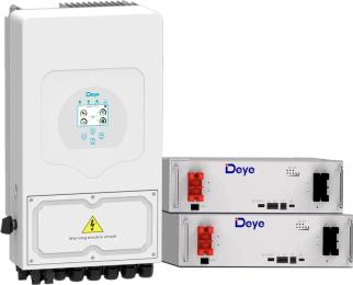 Сонячний інвертор Deye SUN-5K-SG03LP1-EU-2DY10.24K-LFP-W 6kW 10.24kWh 2BAT LiFePO4 6000 циклів