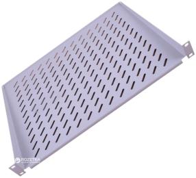 Полиця консольна CMS 19 1U для серверної стійки D25 см Сіра (UA-SHC250G)