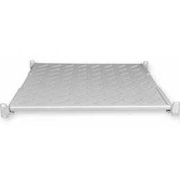 Серверна полиця 450мм на 4 точки кріплення, 1U, чорна UA-SH4-450G