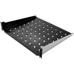Полиця консольна 400мм 2U, чорна (UA-SHC400B)