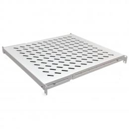 Полиця 19 4 точки кріпл., 500мм глиб., перфорована,сталь 1.5мм, сіра (UA-SH4-500G)