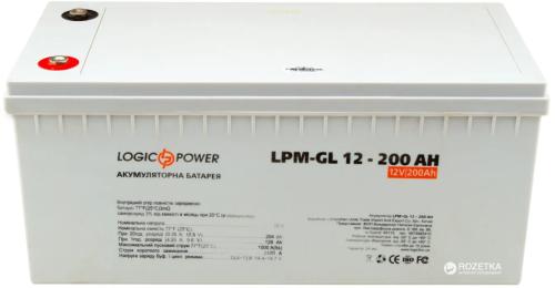 Акумулятор для ДБЖ LogicPower 12V 200Ah (LP4156)