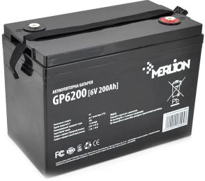 Акумулятор для ДБЖ Merlion 6 V 200 Ah (GP6200) AGM