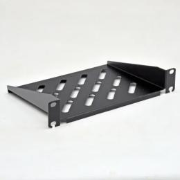 Полиця консольна 10  160мм, 1U, чорна (UA-SHC16-10-B)