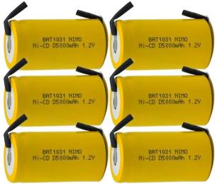 Акумулятор PkCell Rechargeable Battery PC/R20/5000-1S 1,2V R20 D 5000 мАг, Ni-CD 1 шт