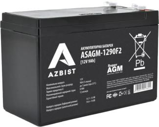 Акумулятор для ДБЖ Azbist Super AGM 12 V 9.0 Ah (ASAGM-1290F2)