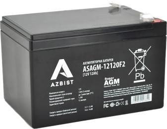 Акумулятор для ДБЖ Azbist Super AGM 12 V 12.0 Ah (ASAGM-12120F2)