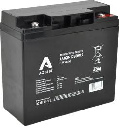 Акумулятор для ДБЖ Azbist Super AGM 12 V 20.0 Ah (ASAGM-12200M5)