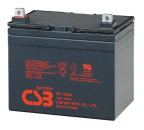 Акумулятор для ДБЖ CSB 12V 34Ah (GP12340) 195х130х155мм
