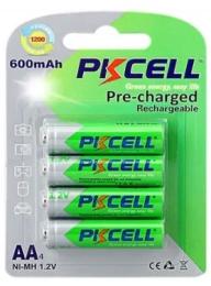 Акумулятор PkCell Already Charged PC/AA600-4BA 1.2 V AA 600mAh NiMH 4 шт
