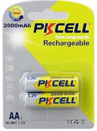 Акумулятор PkCell Rechargeable Battery PC/AA2000-2BR 1.2V AA 2000 мАг NiMH 2 шт