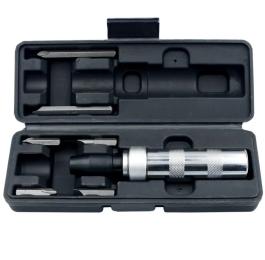 Викрутка СТАЛЬ 102719 ударна з набором біт 8 в 1, металевий корпус