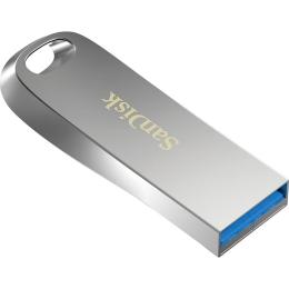 Флеш накопитель USB 256Gb SanDisk Ultra Luxe, Silver, USB 3.2 Gen 1, до 400 МБ/с (SDCZ74-256G-GAM46)