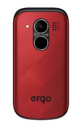 Кнопковий телефон Ergo E241 Dual Sim Red