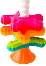Іграшка-пірамідка Fat Brain Toys MiniSpinny F134ML спінер тактильна