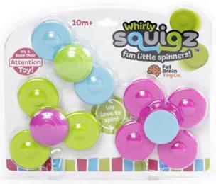Прорізувач Fat Brain Toys Whirly Squigz F210ML 3 шт.