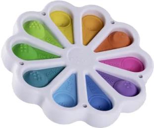 Розвиваюча іграшка для малюків Fat Brain Toys Кольорові пелюстки F275EN тактильна